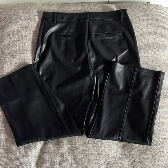 7 for all Mankind Leather Trousers - Picture 2 of 4